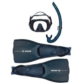 Kit Snorkel Beuchat Atoll Ultra Azul Nootica Es Todo Para Tus