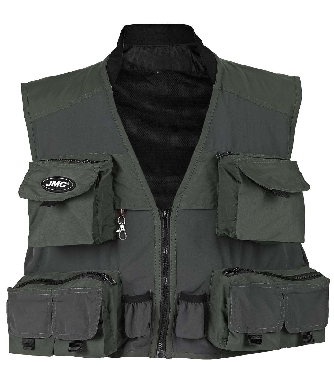 Classic fishing vest jmc TRADITION V2 grey