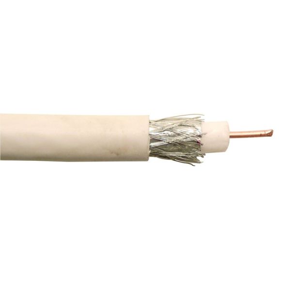 Cable coaxial de antena para televisión macho/hembra 2.5m negro - Cablematic
