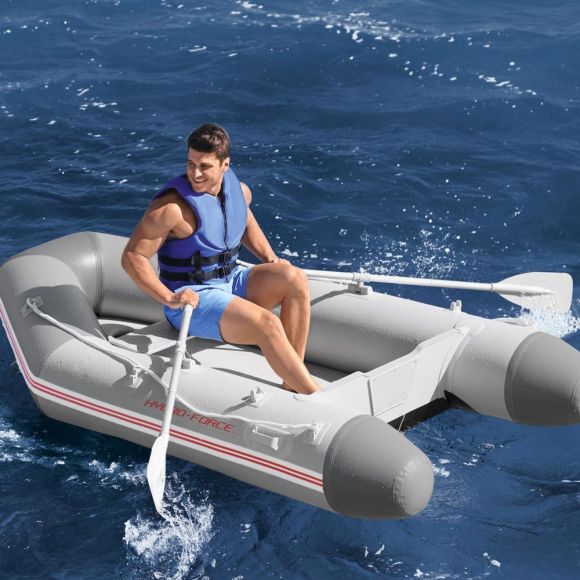 Barca hinchable Hydroforce Caspian Pro 280 cm 3 adultos + 1 niño + suelo  reforzado 65047 — Zurione