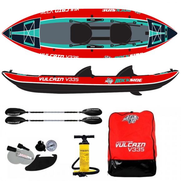 Kayak hinchable para adultos Explorer K2, kayak hinchable