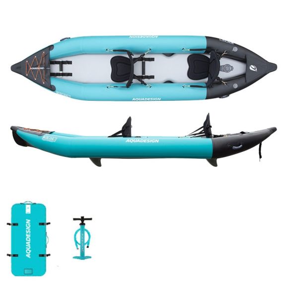 Kayak hinchable 2 plazas Rockside Vulcain -  - Todo para tus  actividades náuticas