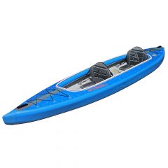 JFSKD Kayaks Hinchables, Bote Inflable para 2 Personas, Kayak Inflable  Plegable De PVC, Soporte De Carga De 200 Kg, con 2 Soportes De Paleta para  Pesca, Buceo - Rafting & Kayak