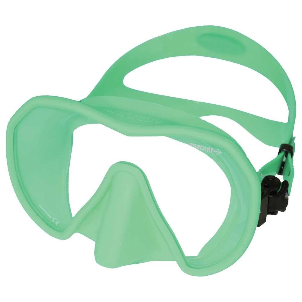 Snorkel Mascara Buceo Integral Cara Gopro Antiparra Verde
